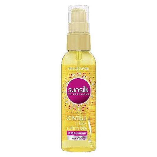 Sunsilk - Scintille di Luce + Effetto Seta Olio Nutriente 75 ml