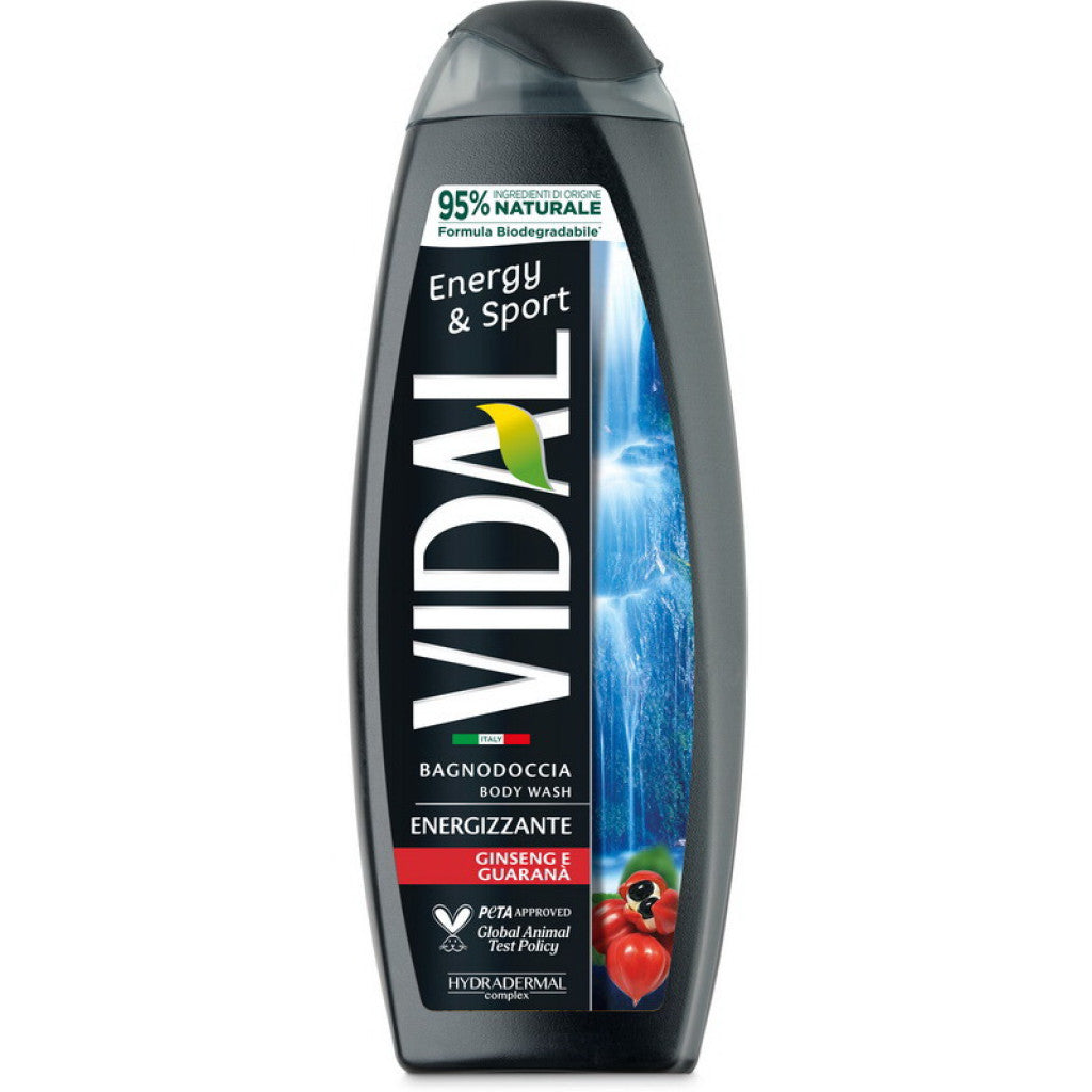 Vidal Bagnodoccia Energizzante - Energy & Sport Ginsegn E Guarana' 500ml