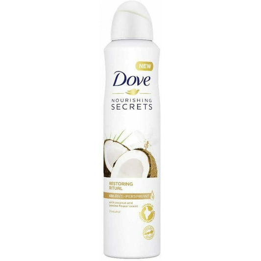 Dove Deodorante Spray Formato Xl 250ml - Nourishing Secret - Cocco