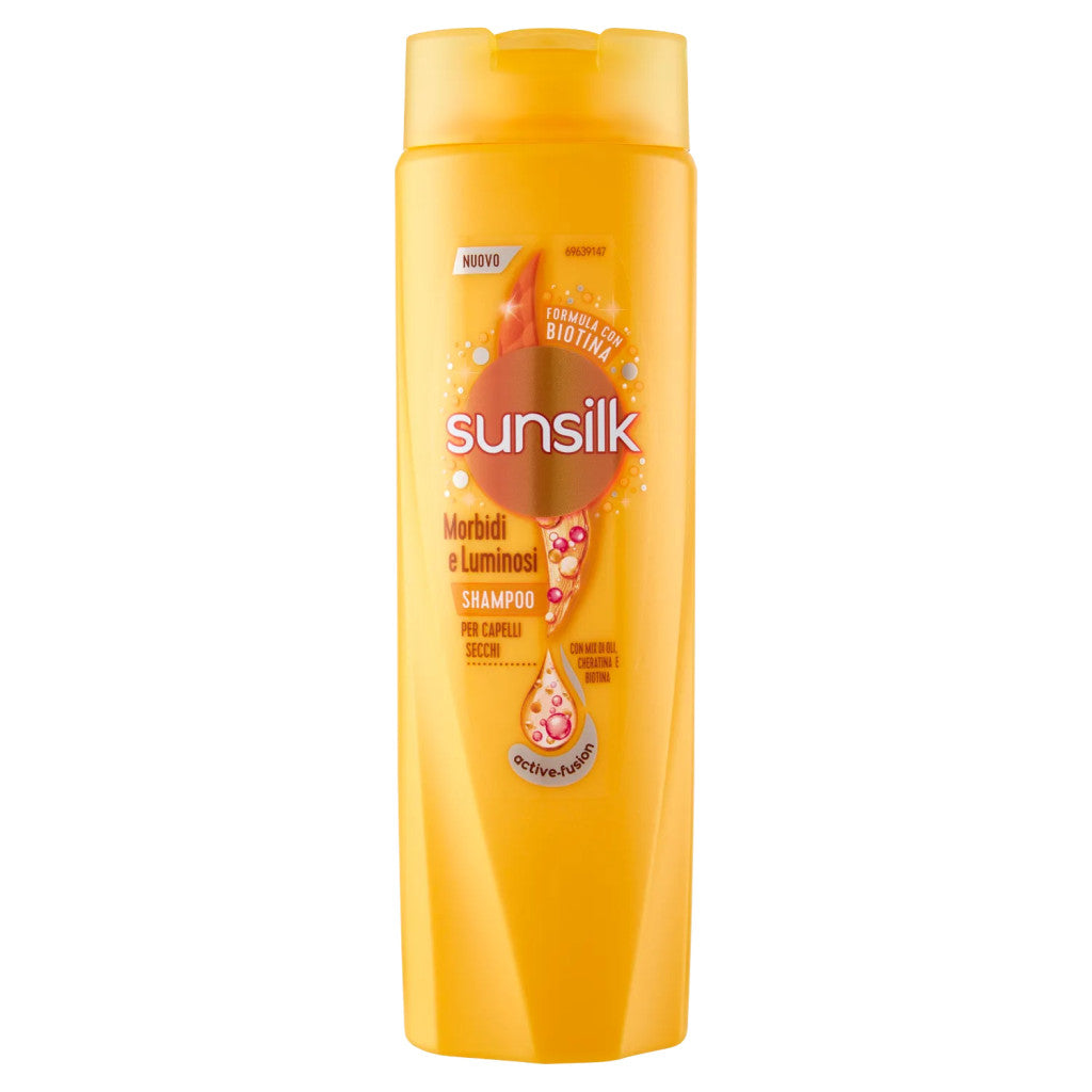 Sunsilk Shampoo 250ml - Morbidi E Luminosi - Per Capelli Secchi