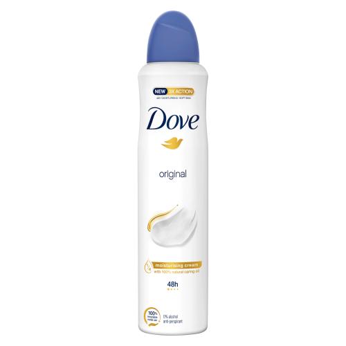Dove Deodorante Spray Formato Xl 250ml - 48h No Alcool - Original - Classico