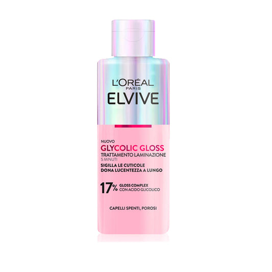 L'oreal elvive glycolic gloss – trattamento laminazione per capelli spenti 200ml
