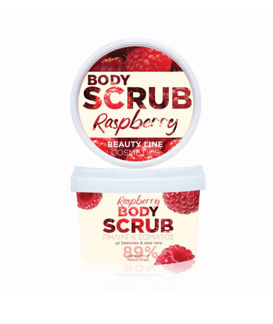 Beauty line - body scrub rasperry scent 250ml