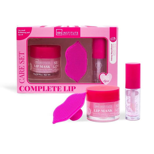 idc institute complete lip care – coffret maschera labbra + lucido + esfoliante