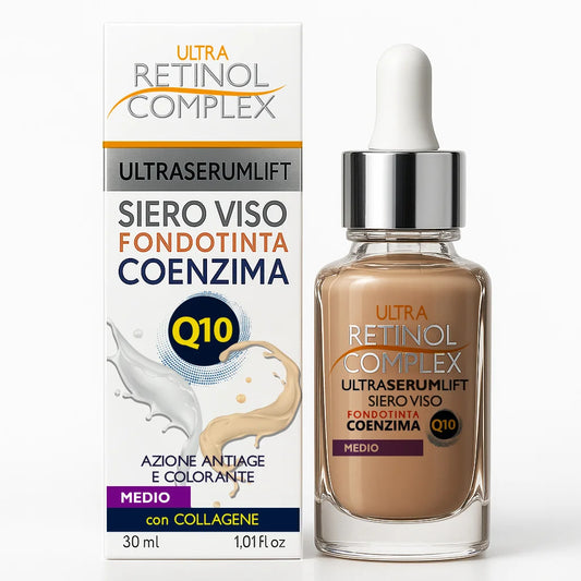 Retinol Complex - Siero viso fondotinta coenzima Q10 medio 30ml