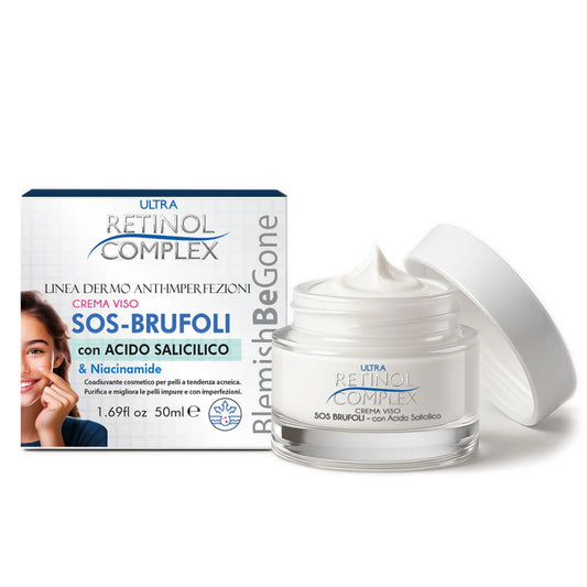Retinol Complex - crema viso sos brufoli con acido salicilico 50ml
